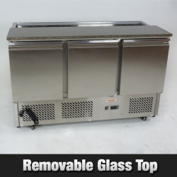 Fischer 3 Door Saladette Prep Fridge - ES03-64