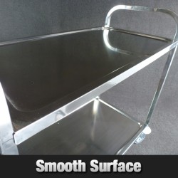 Square Tube Food Trolley - Large