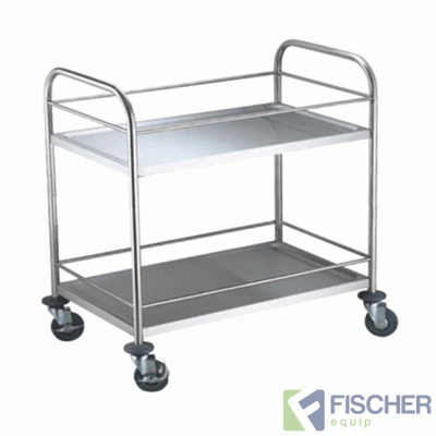 Round Pipe Drink Trolley - Large